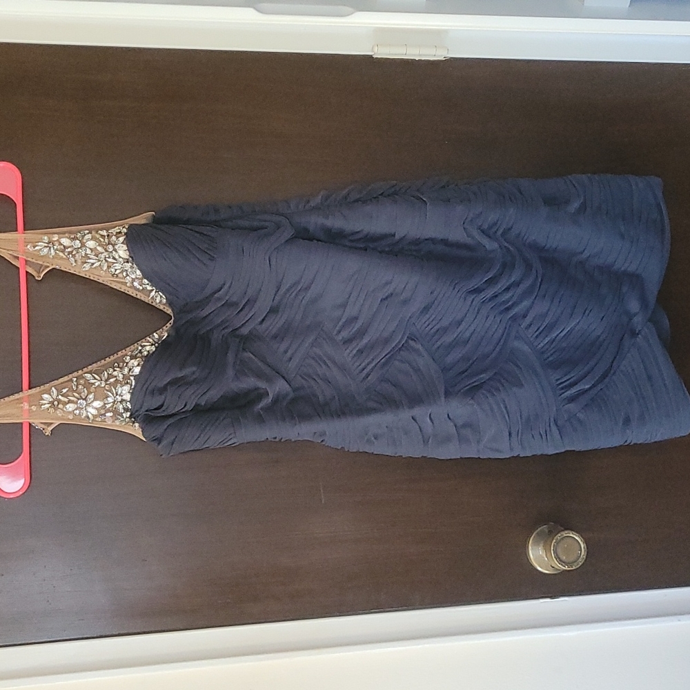 Blue cocktail dress